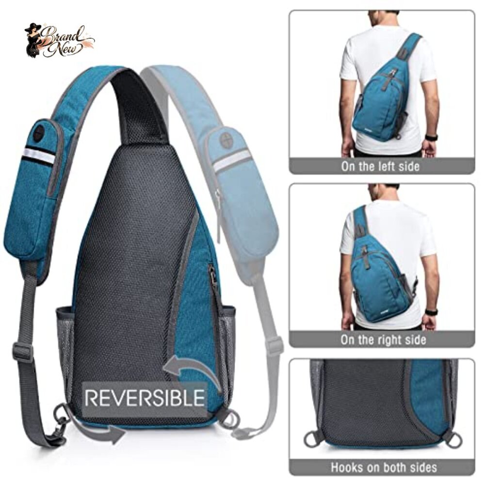 Nylon Rfid Blocking Sling Backpack Crossbody Dayp… - image 6